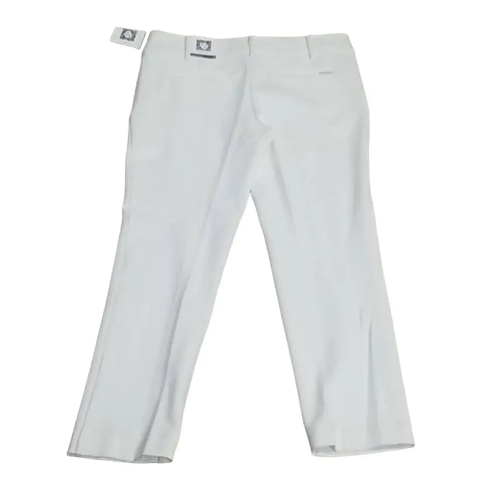 NWT Anne Klein White Slim Ankle Pants - Picture 4 of 10
